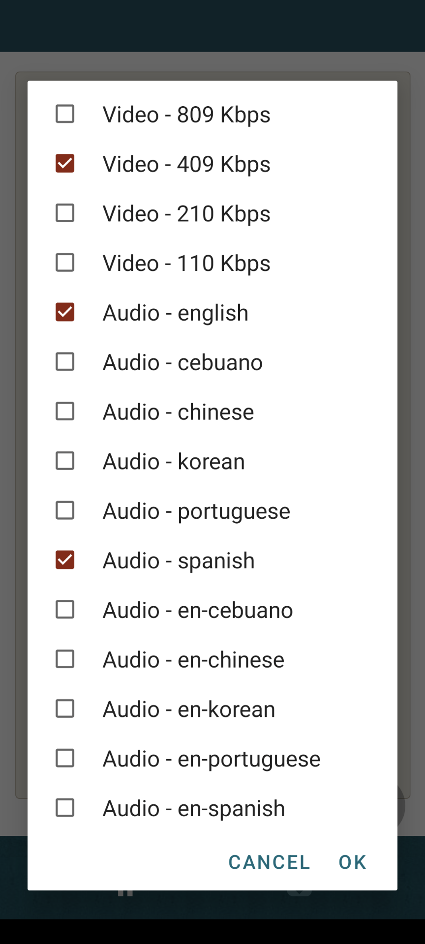 Webcast App screenshot
